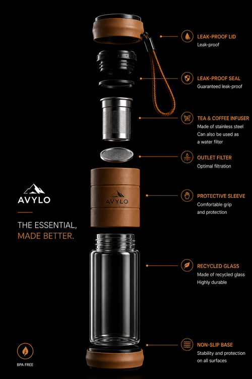 AVYLO™  Recycled Glass Bottle