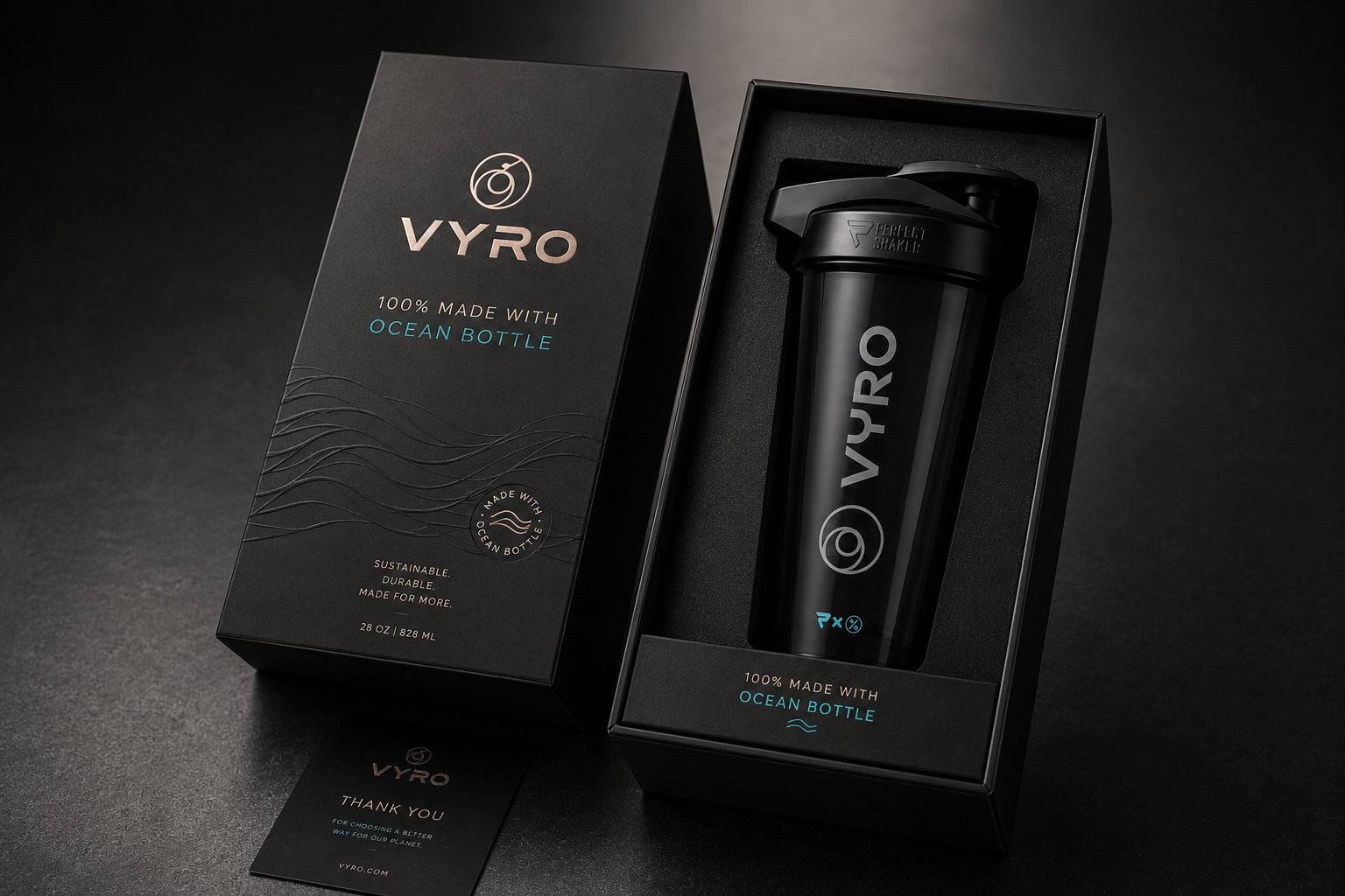 Vyro Shaker Ocean Plastics 828ml